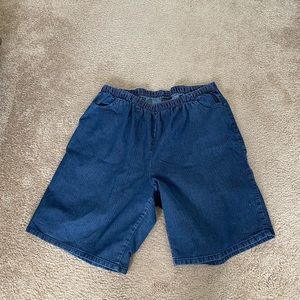 Blue Jean Bermuda shorts